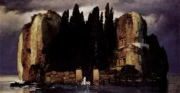 arnold böcklin painting isle of the dead version 5