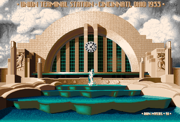 union terminal station cincinnati ohio deluxepaint