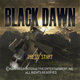 black dawn game ps1 splash screen