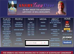 angry gay pope website
